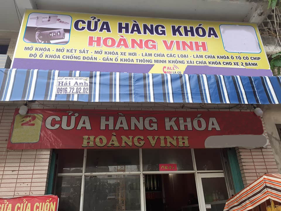 Cửa hàng sửa khóa ở thị trấn K'Bang