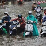 Xe ga không đề được do ngập nước