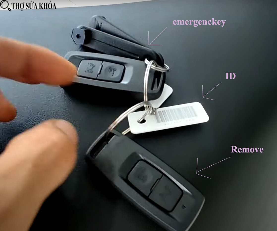 Cách sử dụng khóa SmartKey trên Honda