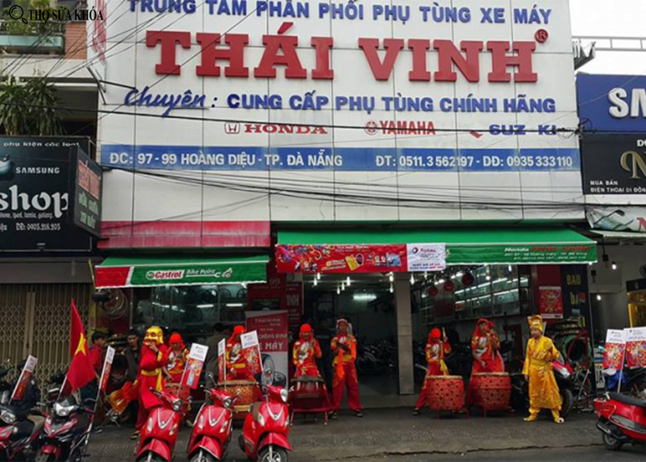 Cửa Hàng Tiệm sửa xe Thành Tâm tại Đà Nẵng