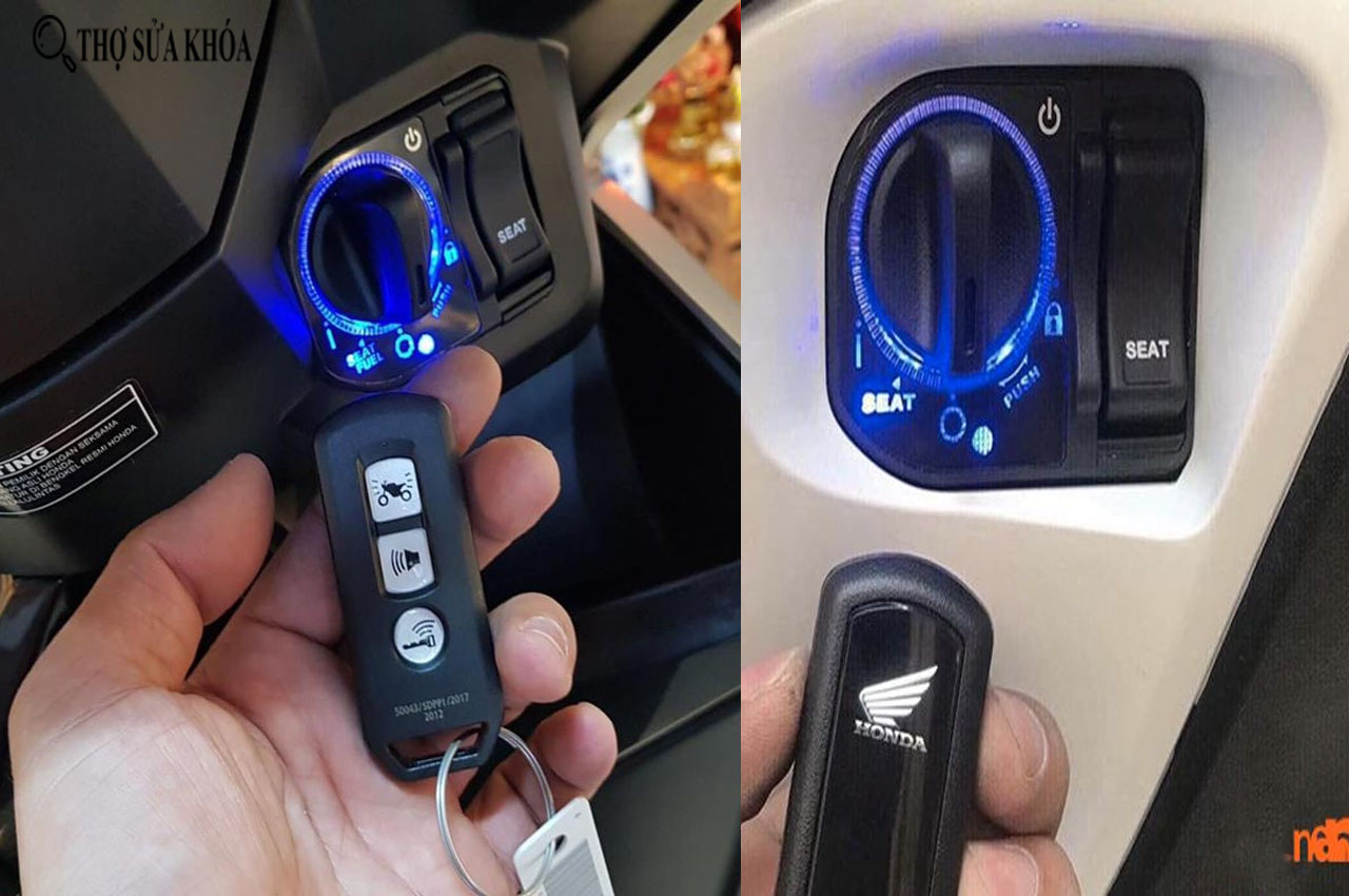 Cách sử dụng khóa SmartKey trên Honda