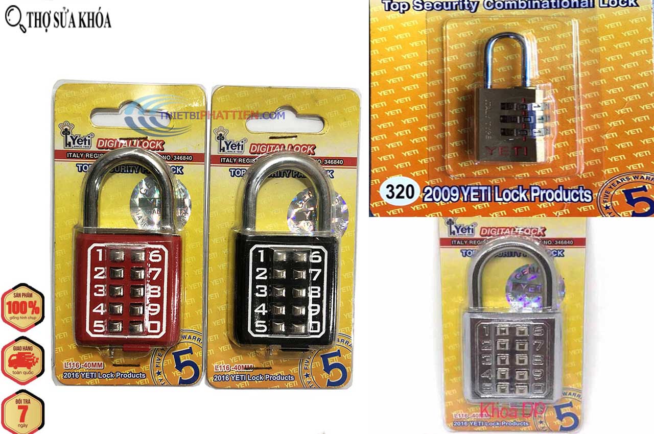 Cách đổi mật khẩu ổ khóa số
