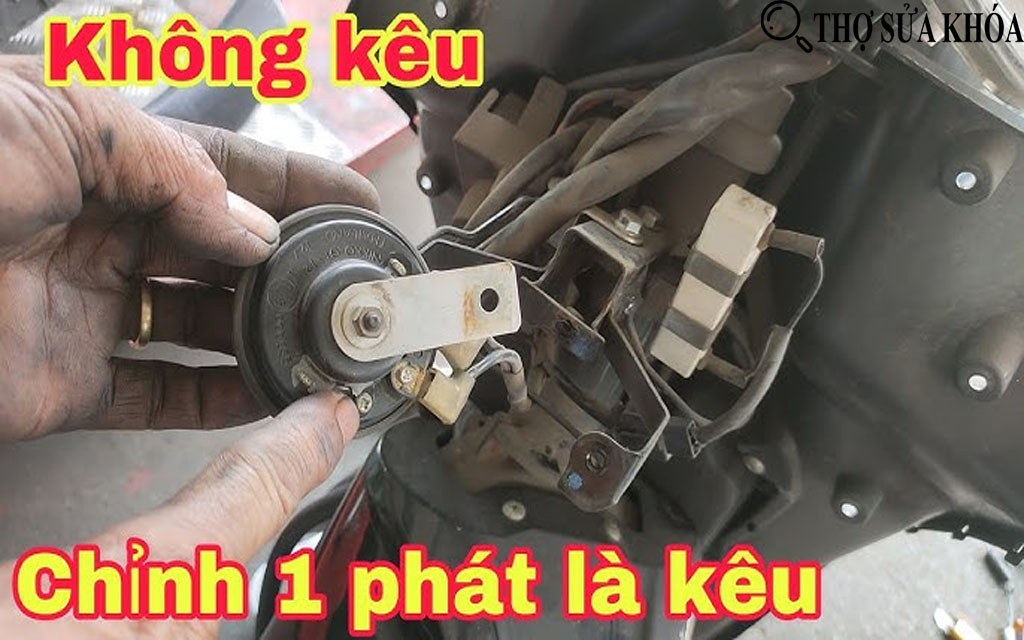 Cách chỉnh còi xe máy không kêu