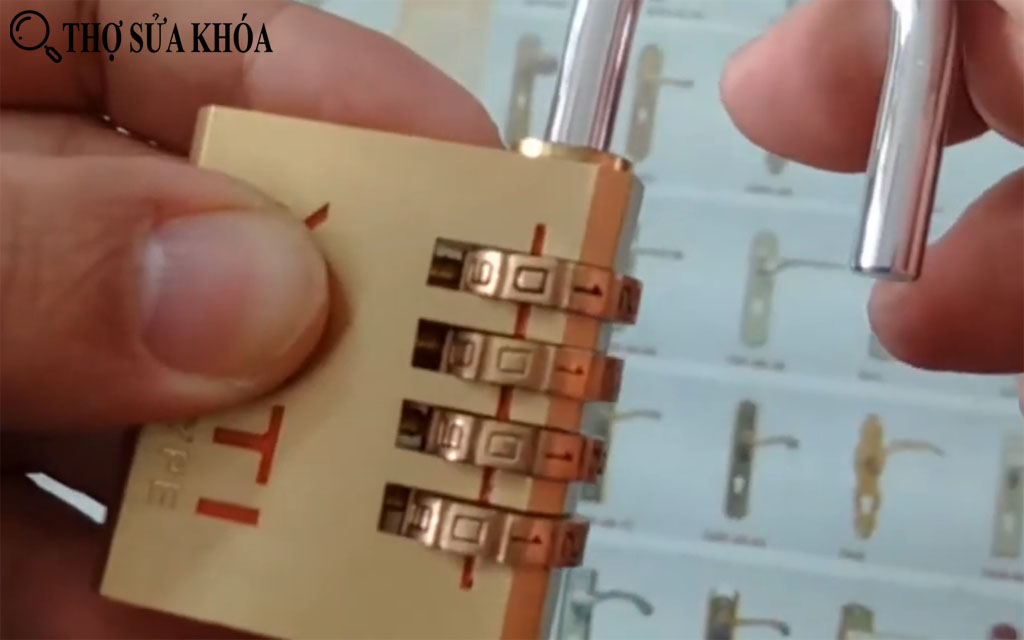 Cách đổi mật khẩu ổ khóa  số